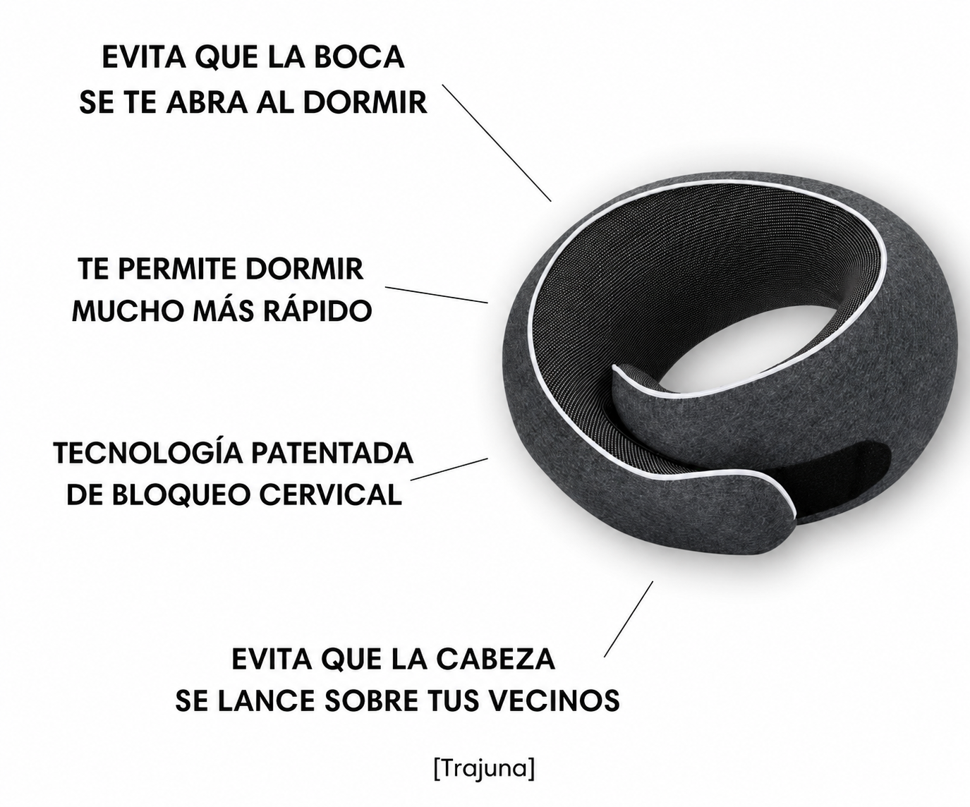 Somnera 360™ — Almohada cervical envolvente de viaje